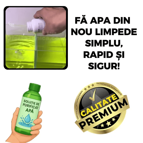 Curăță Apa și Vana Instant cu AquaFix™