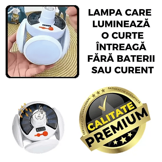 Lampă Solar LED - PowerGlow™